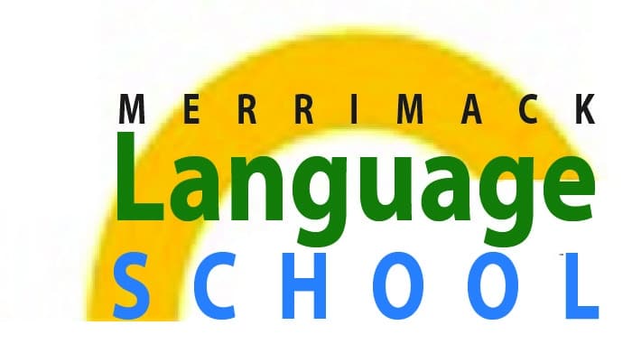 merrimack language school logo regular